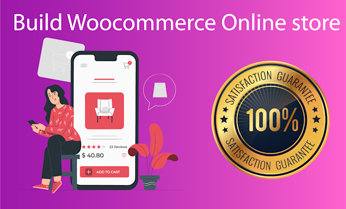 Top 10! I will develop ecommerce website by woocommerce  for $110