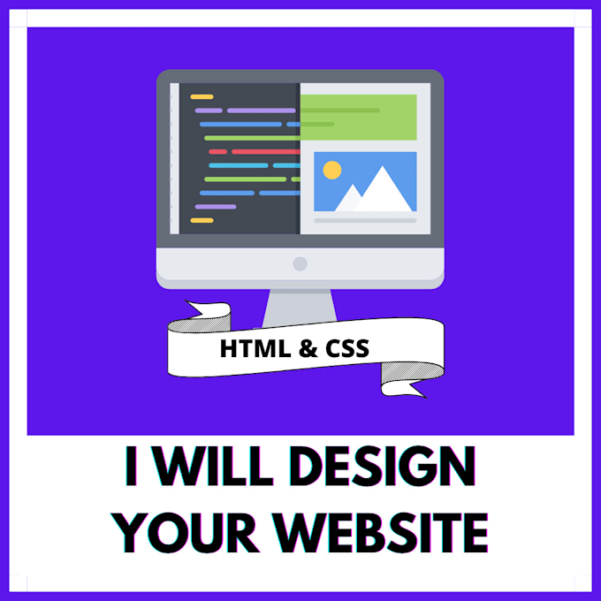 Create a one page layout web design with html and css by Krys_macc | Fiverr