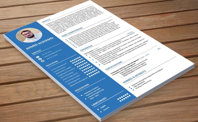 I will do resume writing ats resume designed resume cl and linkedin