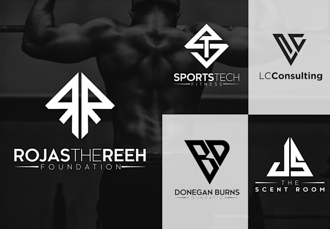 design eye catching, fitness, gym, and monogram logo design