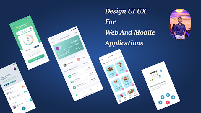 Do ui ux design for mobile app or website with prototype by ...
