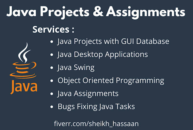 Do your projects in java or java swing