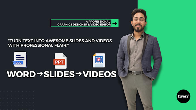 do powerpoint presentation video, pitch deck design, animated ppt for business