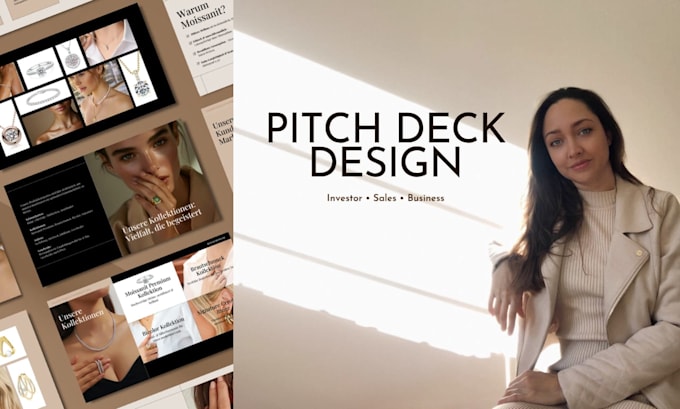 design a branded pitch deck and powerpoint presentation for your business