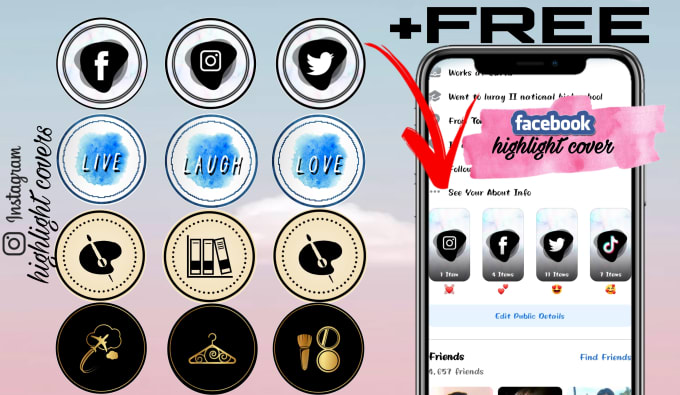 Make A Creative Instagram Highlight Cover Plus Free Fb Highlight Cover By Dreamerz04 Fiverr Just like stories, even highlights play like. creative instagram highlight cover plus