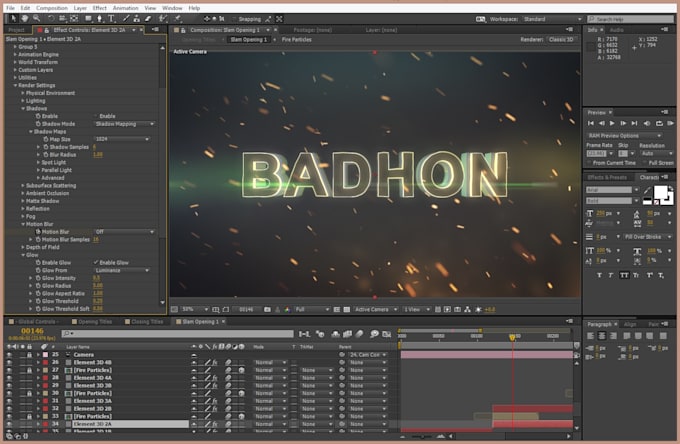 edit any types of after effects template