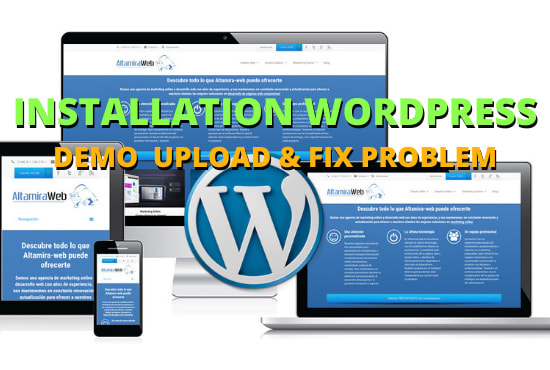 Install wordpress theme and plugin, demo upload, fix problem by Wp ...