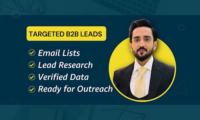 do b2b lead generation, web research and build verified email lists