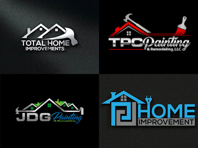 Design Luxury Home Renovation And Handyman Logo By Brandzcreation