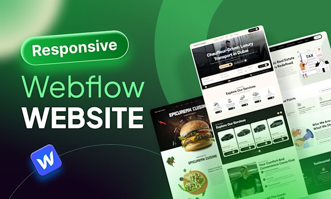 build a responsive webflow website, figma to webflow