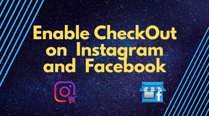 setup checkout on instagram shopping and facebook shop