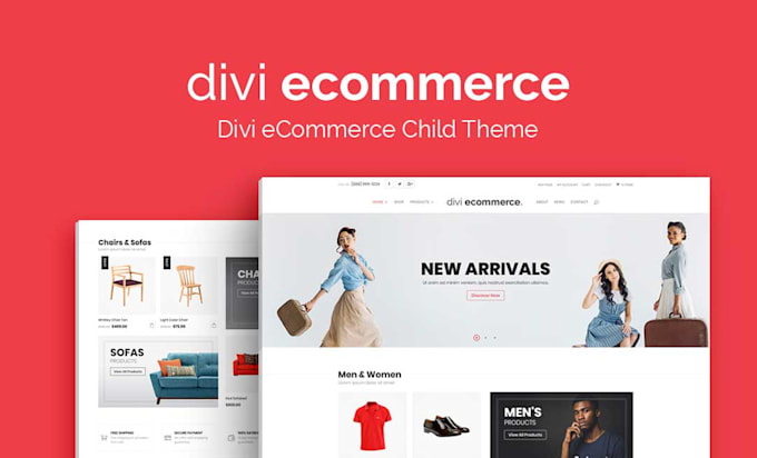 develop wordpress ecommerce website using divi
