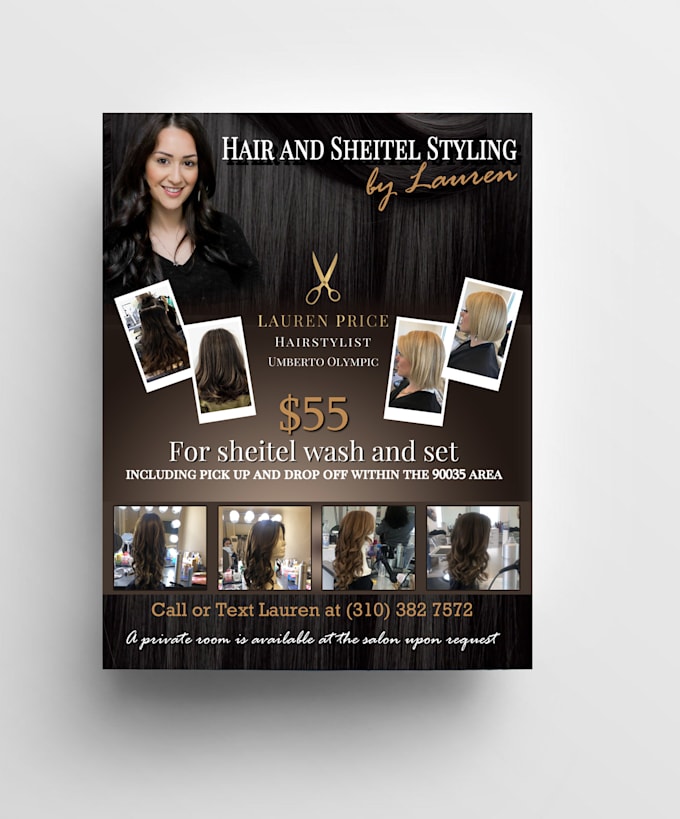 create flyers to promote your business or event