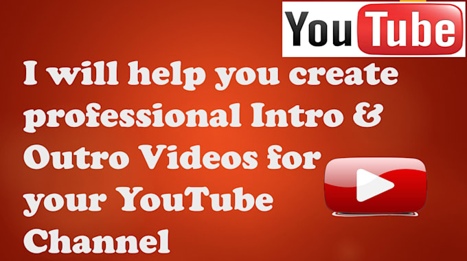 create a professional youtube intro and outro video
