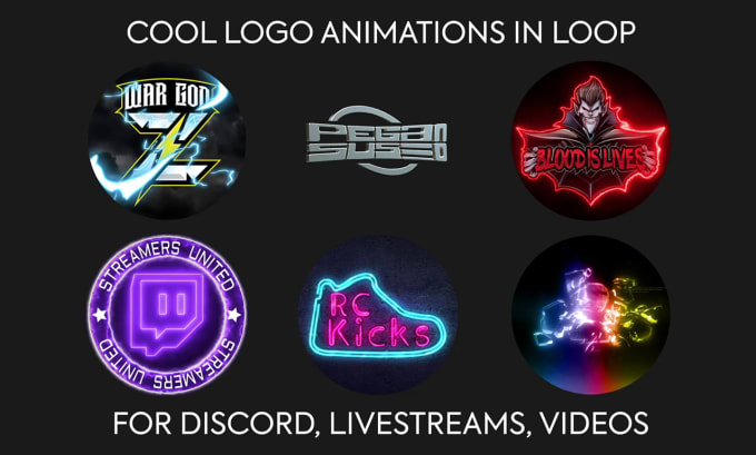 Make transparent 3d gif for discord pfp server icon, twitch live, logo  animation by Mahurdx | Fiverr