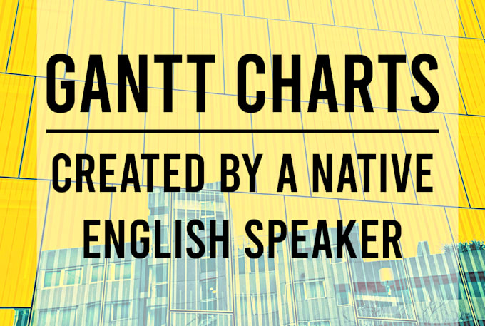 create you a gantt chart in excel