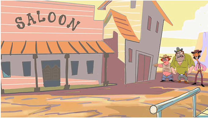 create an amazing 2d cartoon video animation