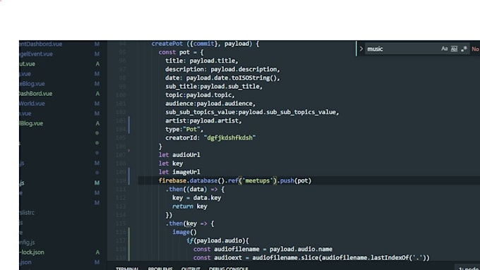 develop firebase auth and back end for your vue web app