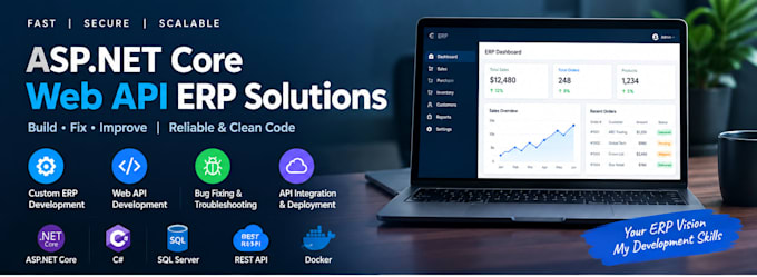 fix bugs and develop aspnet core web API erp solutions