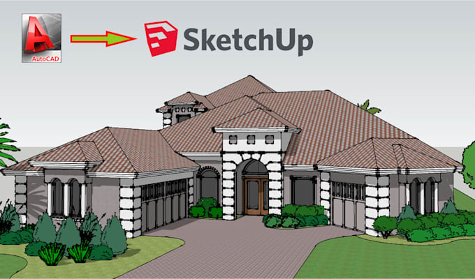 do 3d model using google sketchup with fast delivery