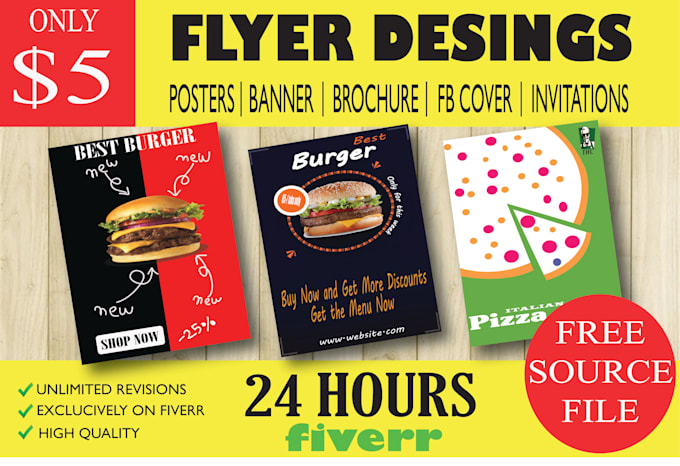 make flyer designs for you I will try my best