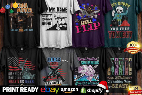make typography t shirt design and custom t shirt designs