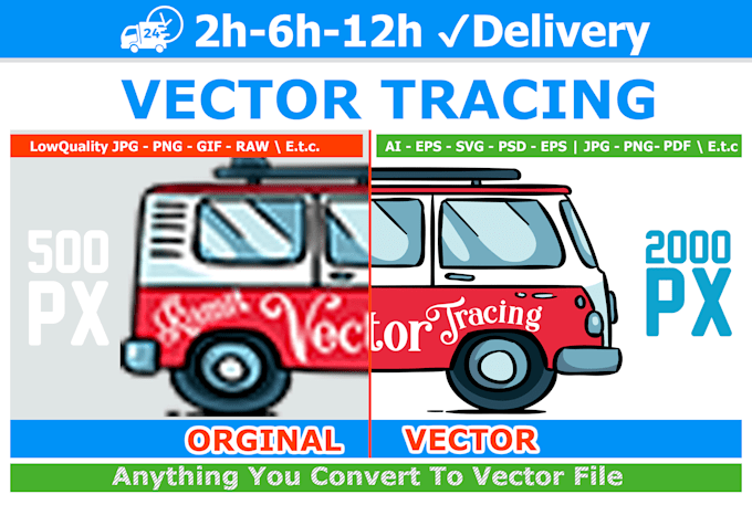 convert to vector, convert raster logo to vector file