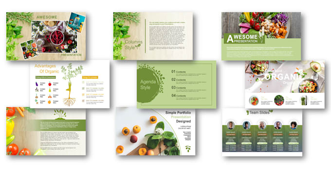 design a professional and modern powerpoint presentation