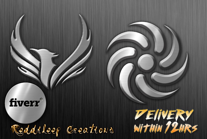 convert your old logo into awesome 3d metal in 12 hrs