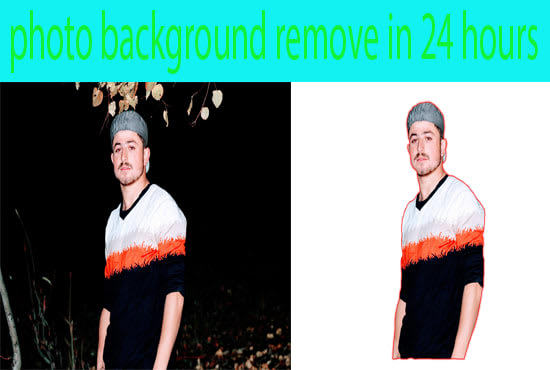 do white or transparent image background removal in 24 hours