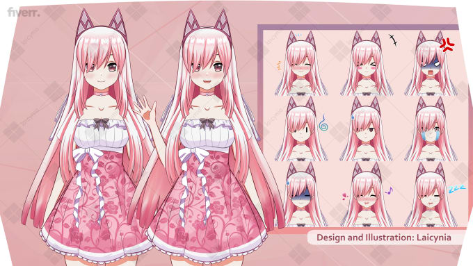 ArtStation - Sakura - GAME READY LOW POLY ANIME CHARACTER GIRL | Game Assets