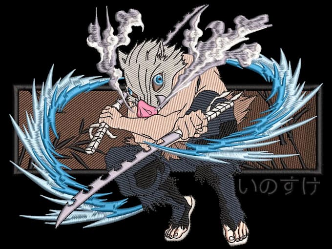 do custom anime digitizing high quality dst pes files