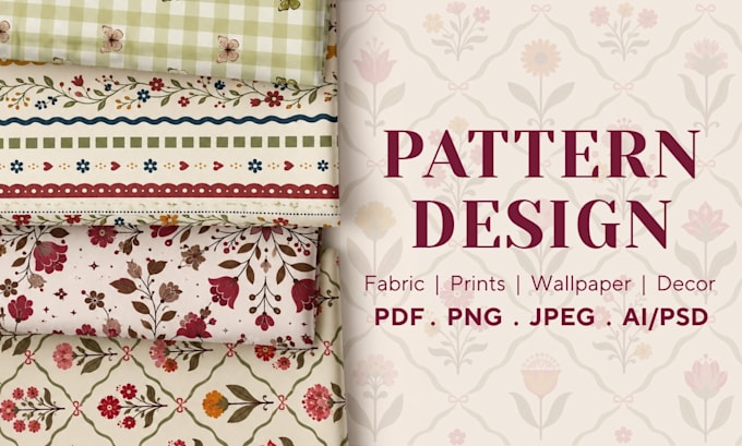 create seamless and print ready patterns