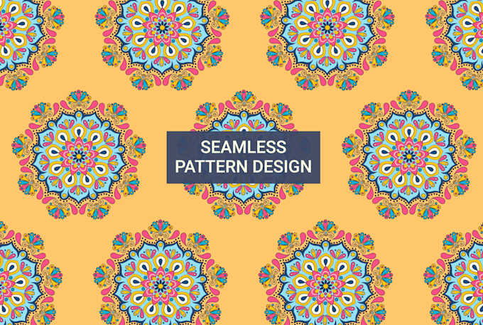 make unique seamless patterns for clothing, packaging or branding