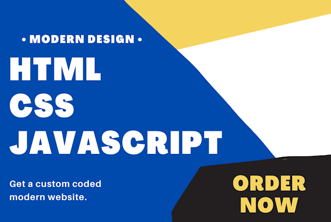 Create a modern html, css and javascript website by Jscoder92 | Fiverr