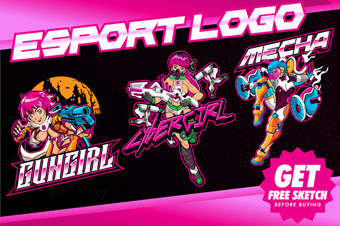 Design Awesome Esport Logo For Game, Cartoon, Anime, Twitch