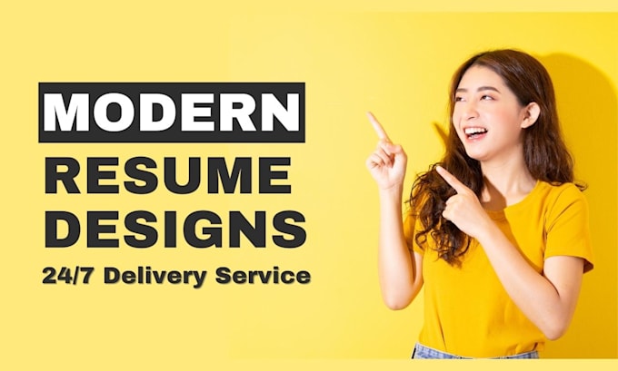 make modern style resume, cover letter template for you