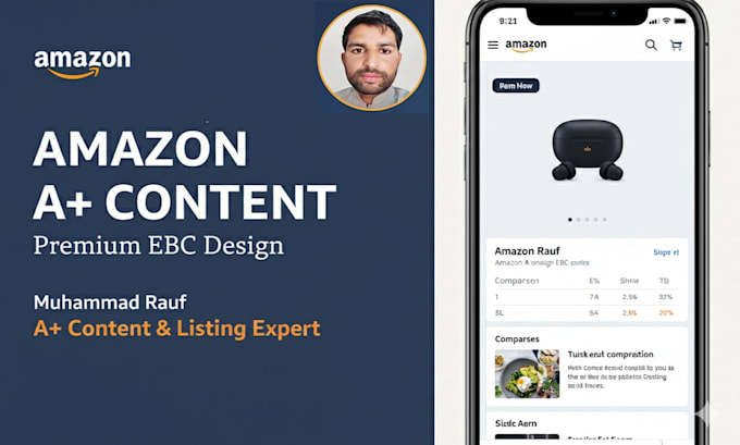 design high converting amazon a plus content brand story