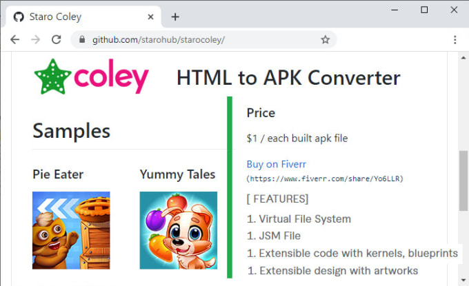 Sell html to apk converter by Starohub Fiverr Sell html to apk converter by Starohub Fiverr