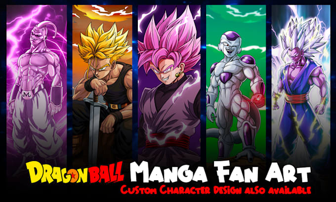 do custom anime character design or fanart in my style