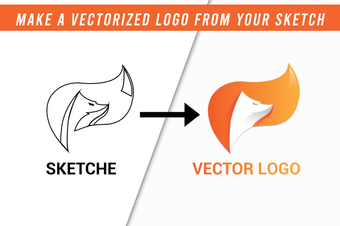 Make a vectorized logo from your sketch by Ouse77 | Fiverr
