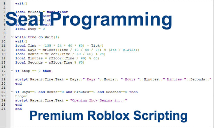 Write Premium Scripts For Your Roblox Game By Sealprogramming Fiverr - roblox the gym script