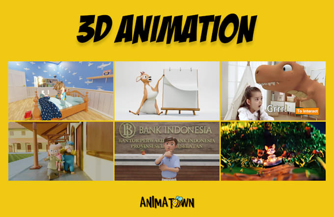 Create 3d animation based on your concept by Naufalrezki | Fiverr