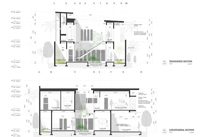 do 2d architectural autocad drafting