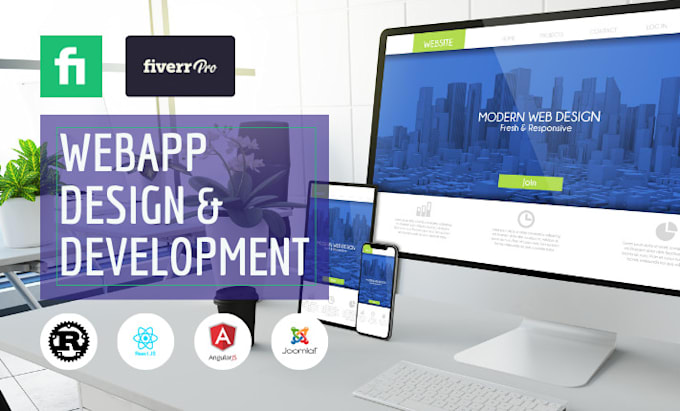 develop web app, dashboard and backend