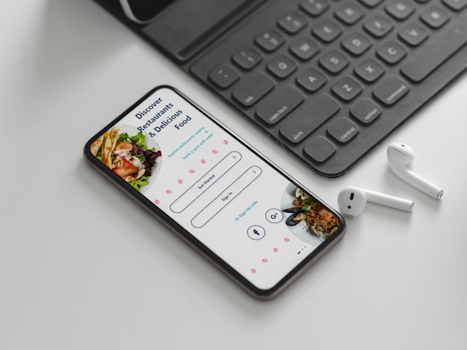 Design ui mobile app iphone and android mockups by Riagontech Fiverr