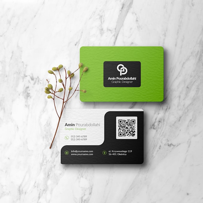 Design amazing business card for you by Pouraminam