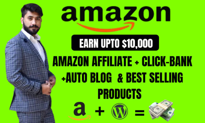 build amazon affiliate autopilot website with 12k top rated products