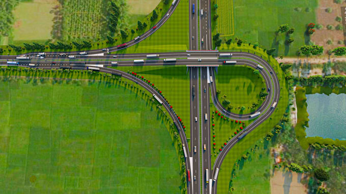 professional 3d building, roads, bridges and construction animation services