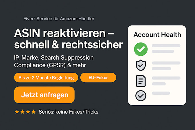 stellen sie ihren amazon eintrag wieder her professioneller reiz und poa